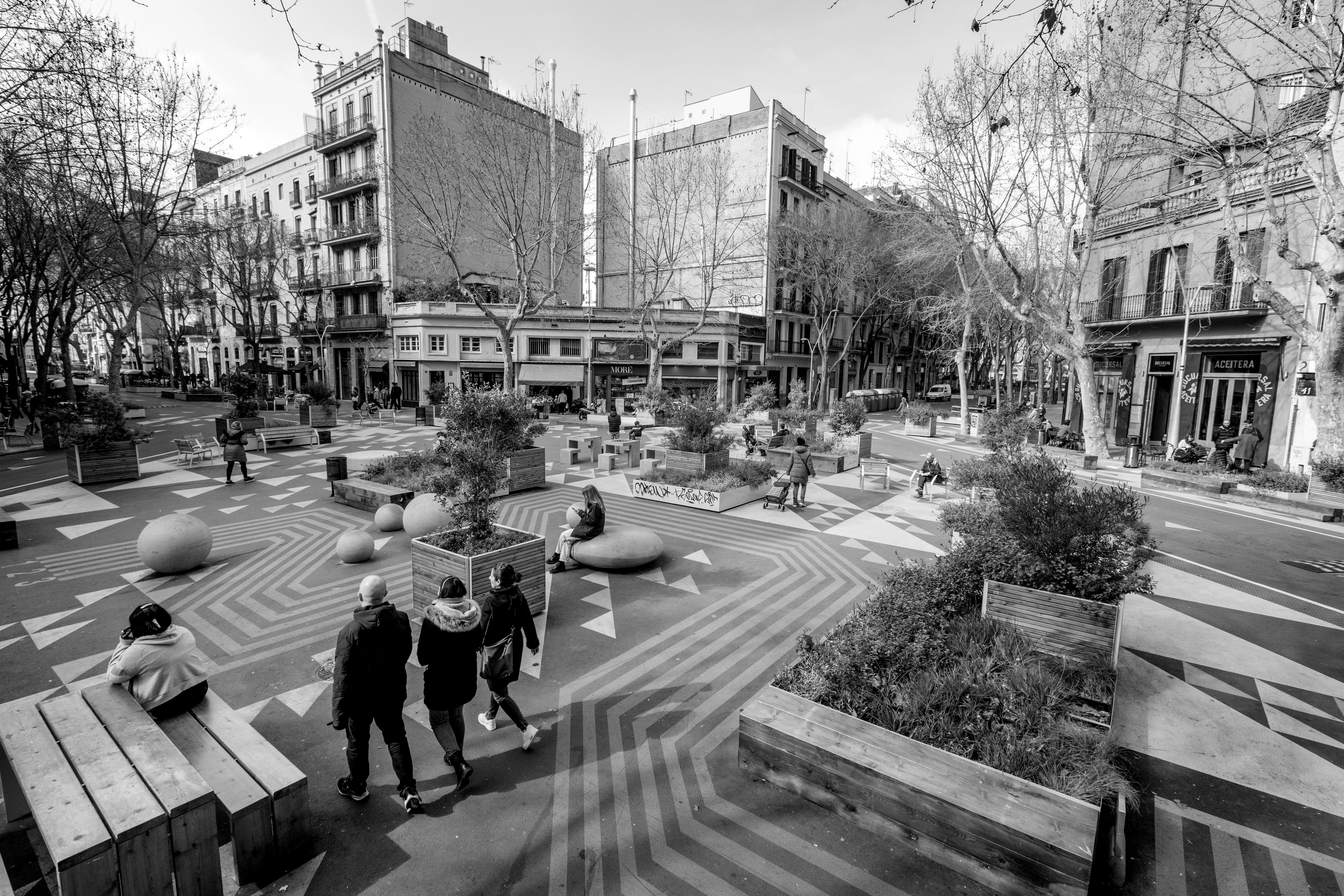 Superblock, Sant Antoni district, Barcelona, 2020. ©Gunnar Knechtel